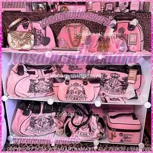 y2k❤️ 00s JUICY COUTURE テリア ロゴ ベロア ハンドバッグ Y2K Extremely Rare 2005 Juicy Couture 💖 Juicy Angel